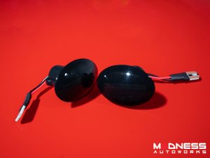 Maserati Ghibli Front Side Markers - set of 2 - w/ Dynamic LEDs - Smoked